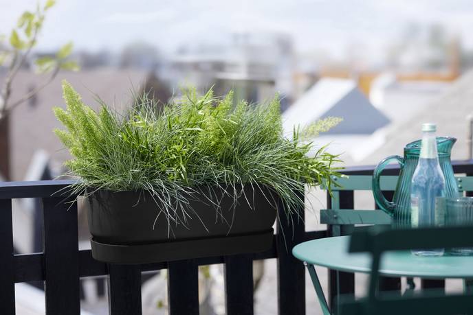 greenville easy balcony 52cm living black